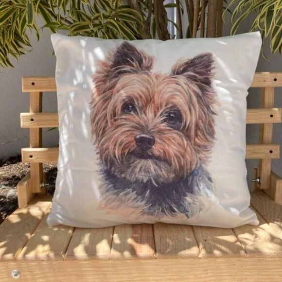 Cute Dog Throw Pillow Cover - Picture 5 of 5